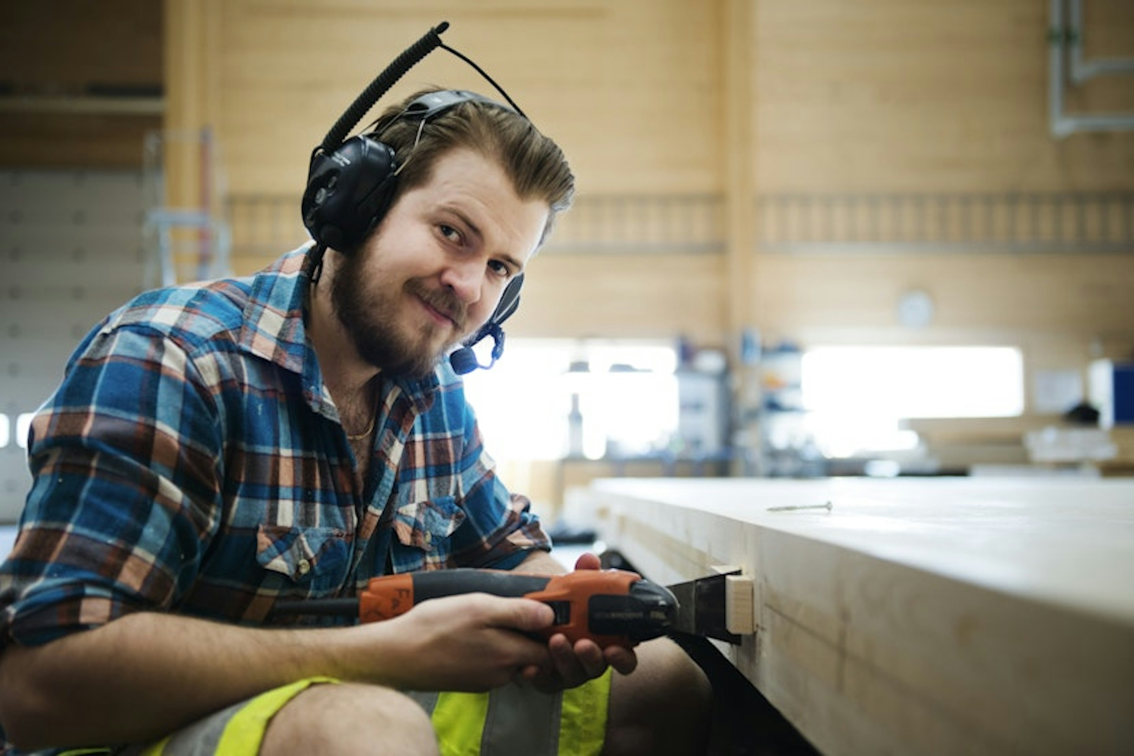 Traindustriarbetare Arbetar