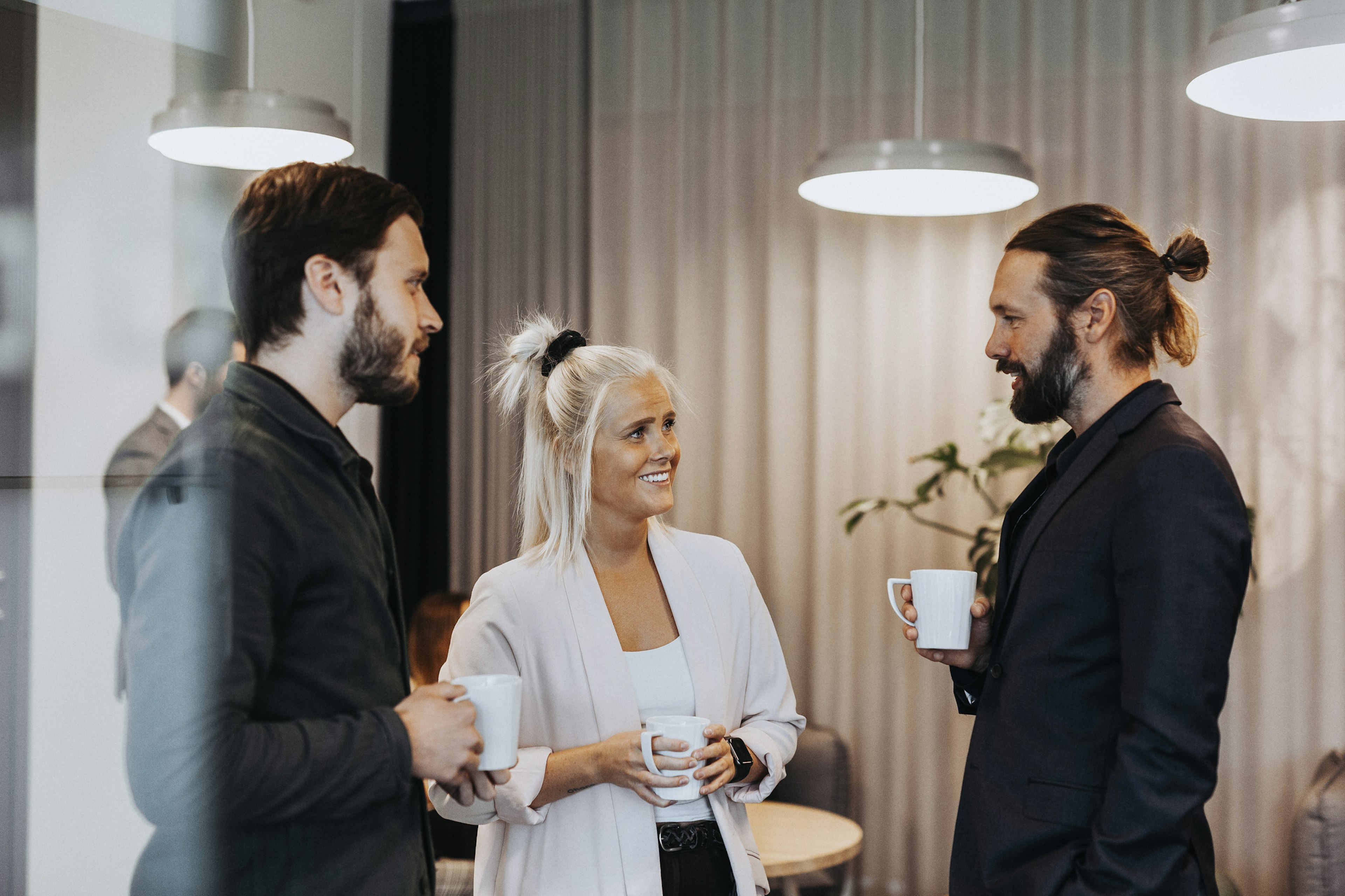 Grupp Människor TJM