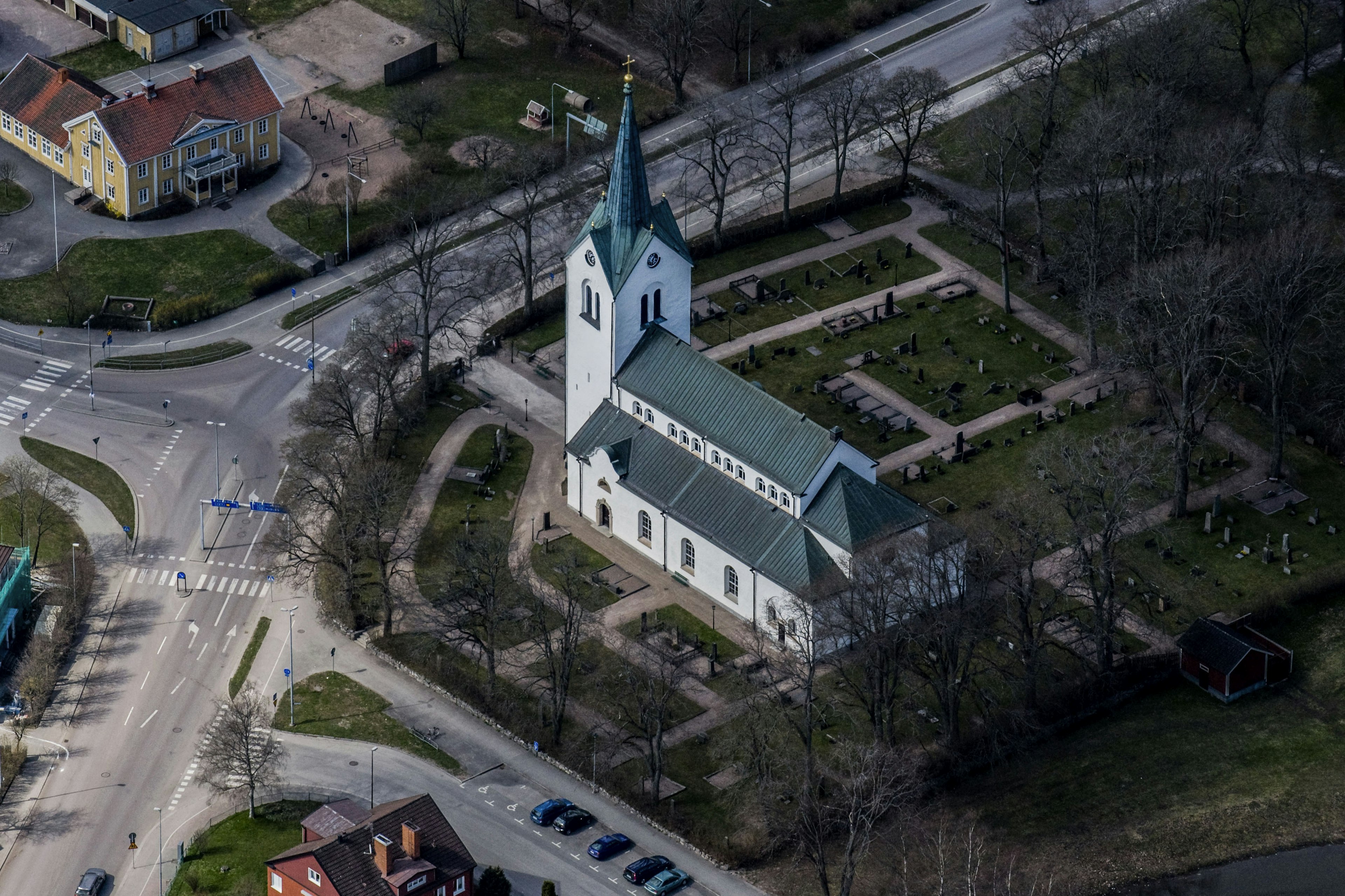 Vetlanda Kyrka Från Luften